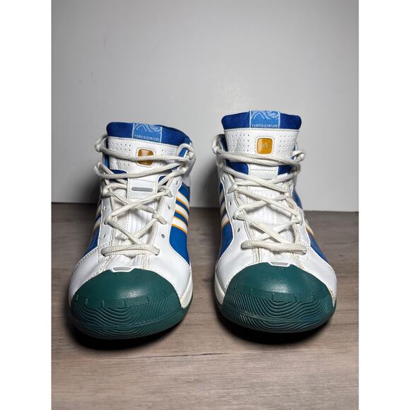 Adidas Pro Series Team Signature UCLA Bruins Mid Top Sneakers Men’s‎ Size 8- EUC main image 6